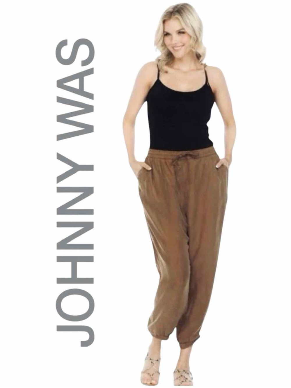 Johnny Was • Brown Alice Joggers / Pants || XS
